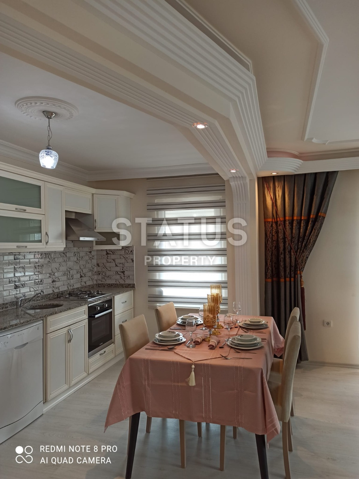 Квартира 2+1 с мебелью и техникой в 450 метрах от Средиземного моря, 115 кв.м. фото 16