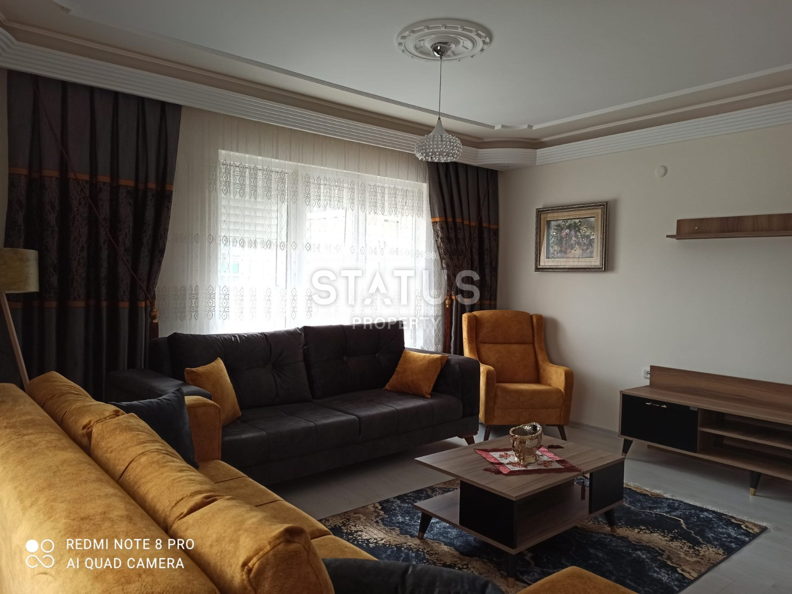 Квартира 2+1 с мебелью и техникой в 450 метрах от Средиземного моря, 115 кв.м. фото 19