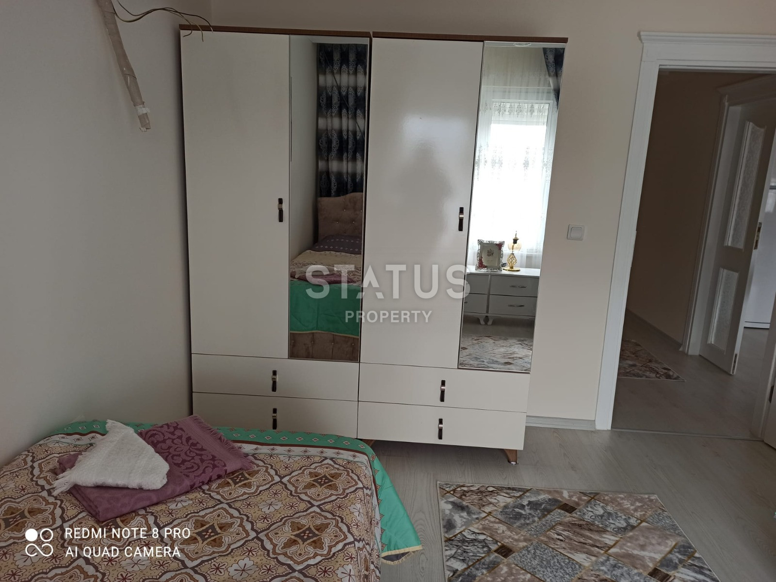 Квартира 2+1 с мебелью и техникой в 450 метрах от Средиземного моря, 115 кв.м. фото 21