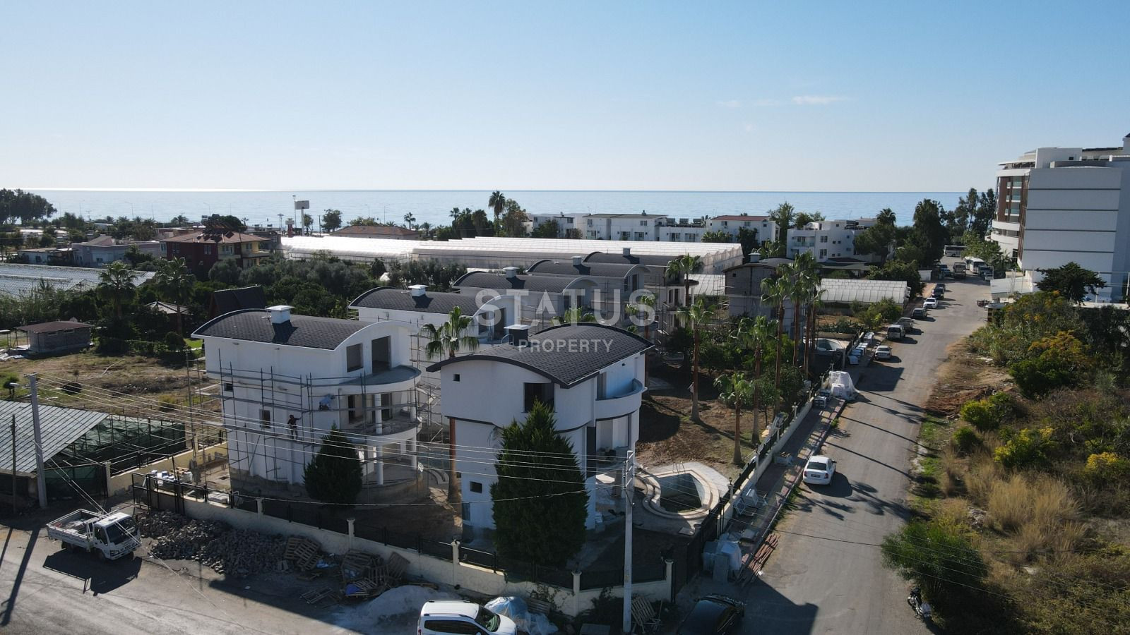 Элитный комплекс вилл на этапе строительства в 150 метрах от моря в районе Конаклы, 265м.кв фото 3