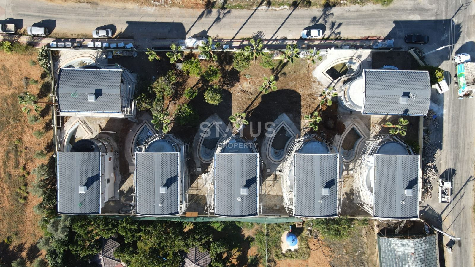 Элитный комплекс вилл на этапе строительства в 150 метрах от моря в районе Конаклы, 265м.кв фото 4