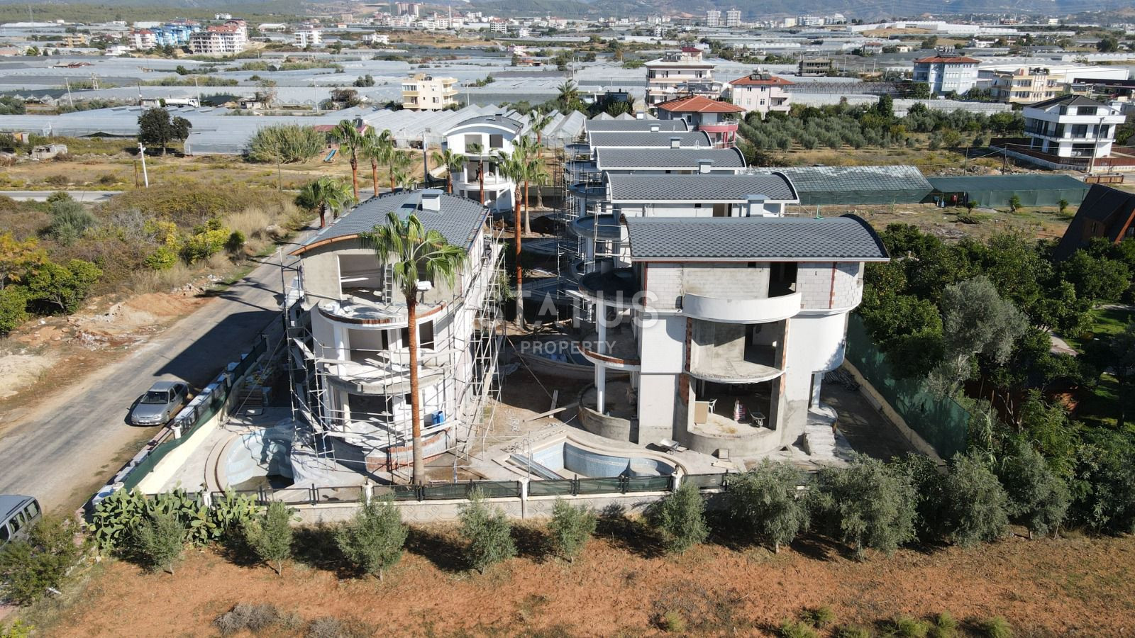 Элитный комплекс вилл на этапе строительства в 150 метрах от моря в районе Конаклы, 265м.кв фото 6