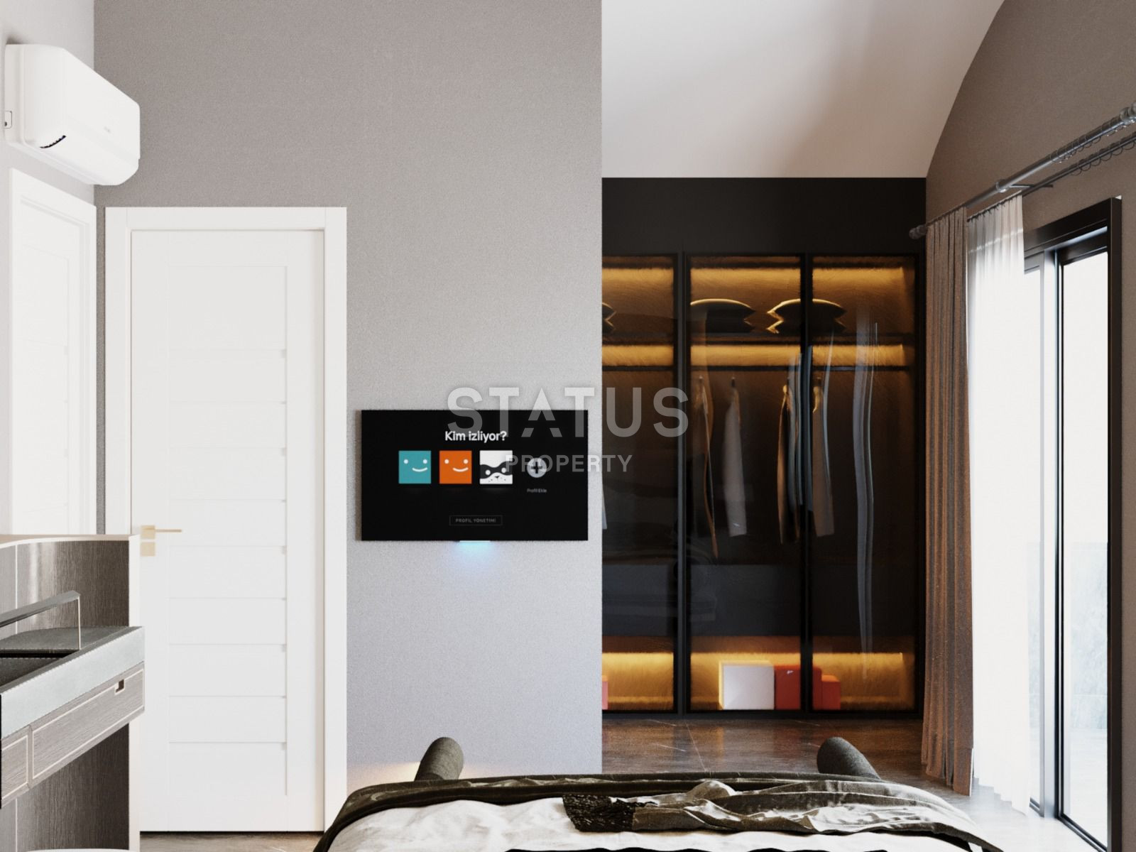 Элитный комплекс вилл на этапе строительства в 150 метрах от моря в районе Конаклы, 265м.кв фото 10