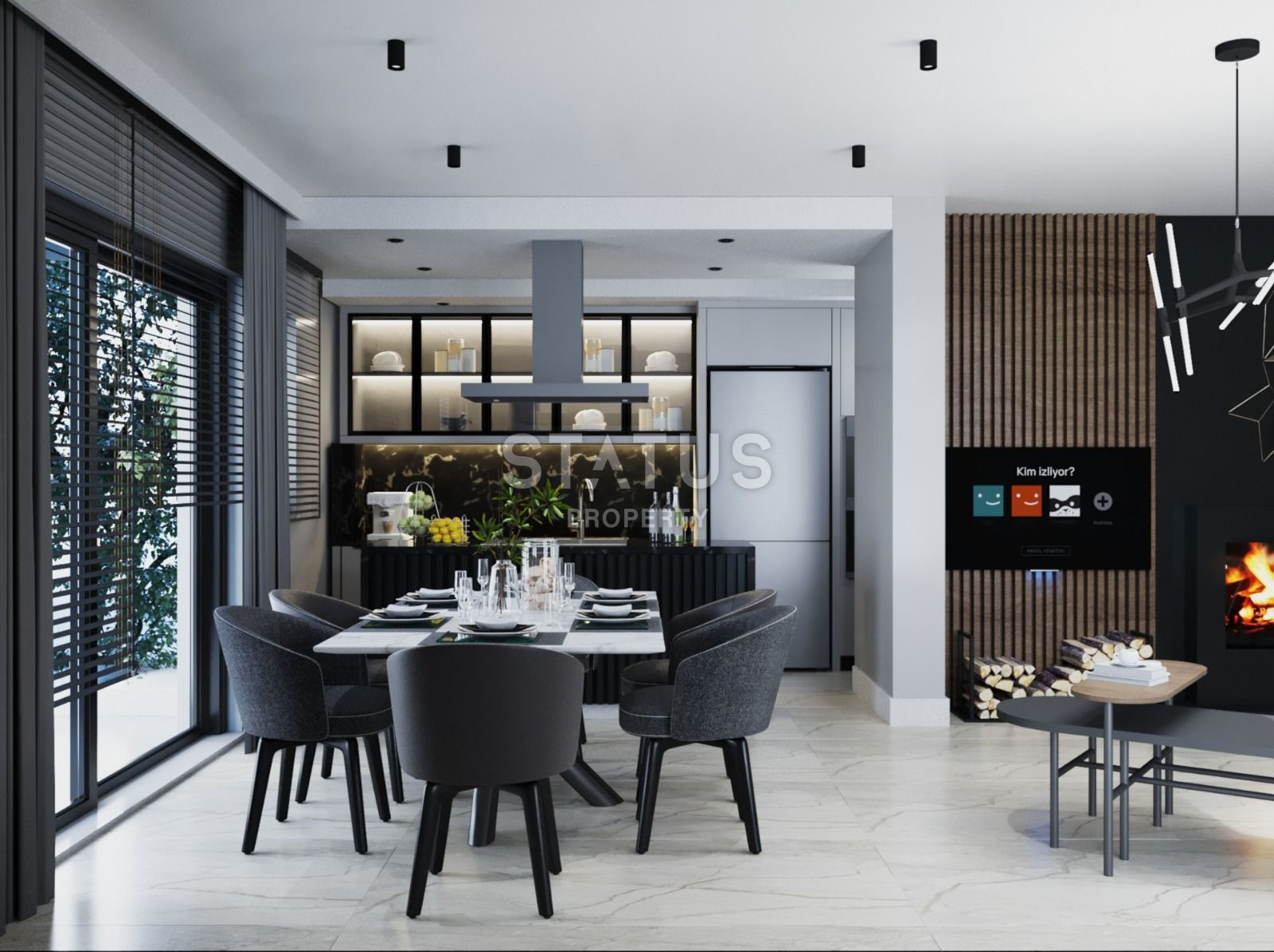 Элитный комплекс вилл на этапе строительства в 150 метрах от моря в районе Конаклы, 265м.кв фото 22