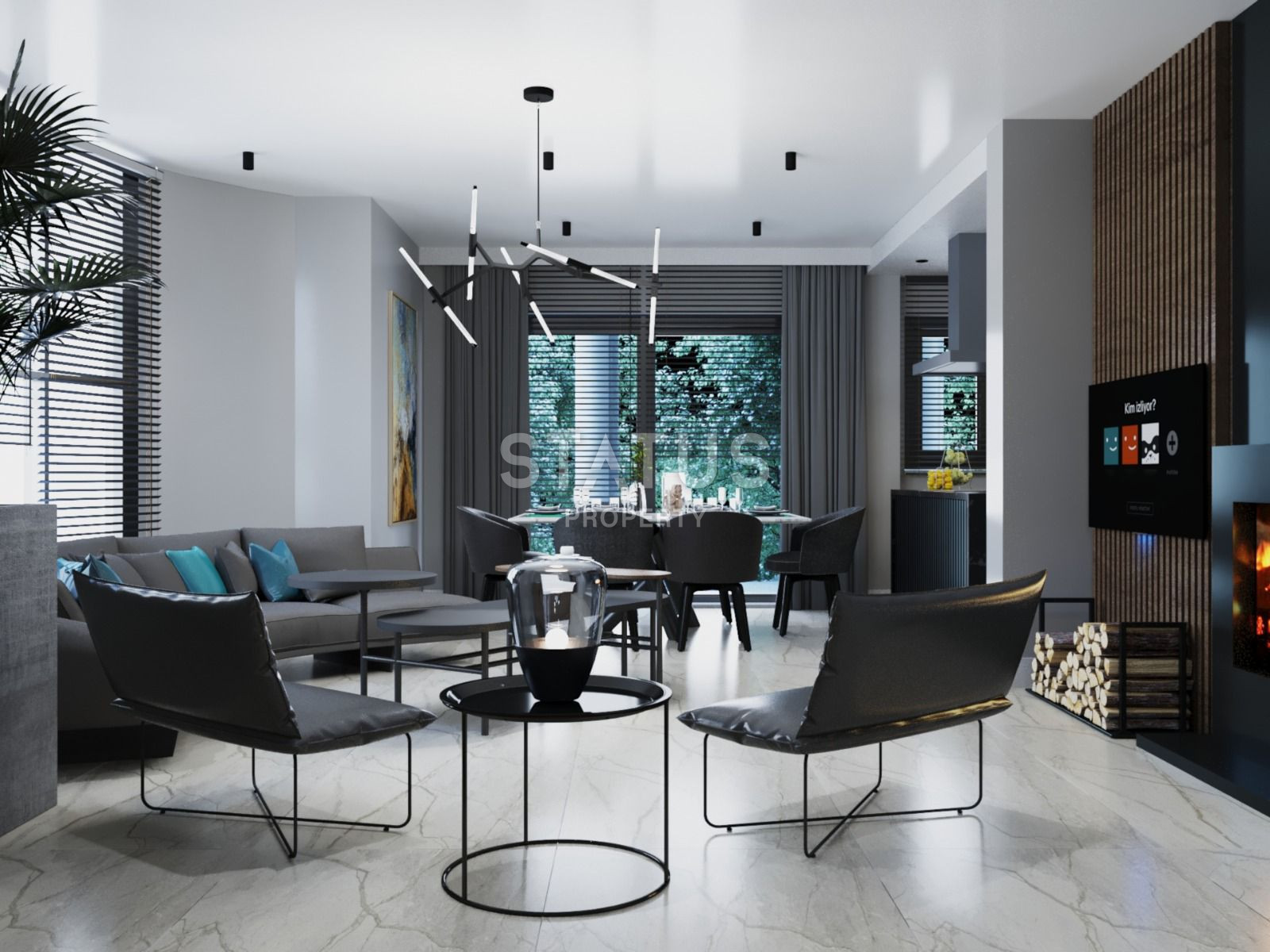 Элитный комплекс вилл на этапе строительства в 150 метрах от моря в районе Конаклы, 265м.кв фото 23