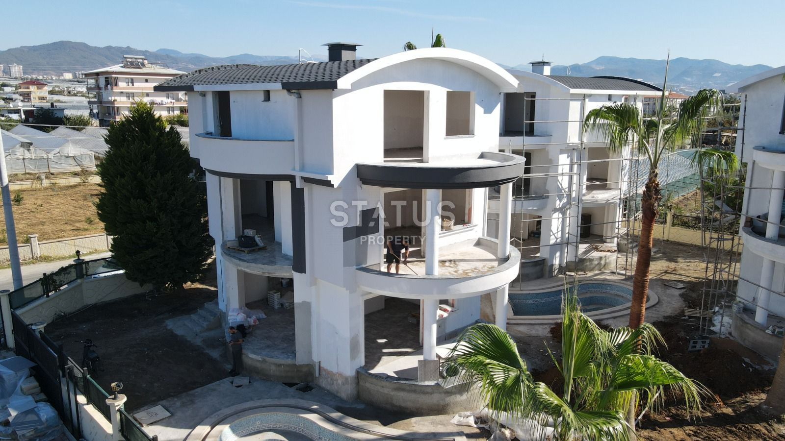 Элитный комплекс вилл на этапе строительства в 150 метрах от моря в районе Конаклы, 265м.кв фото 30