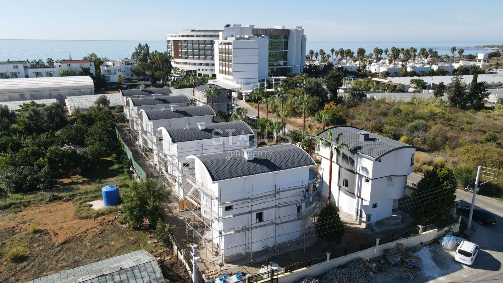 Элитный комплекс вилл на этапе строительства в 150 метрах от моря в районе Конаклы, 265м.кв фото 31