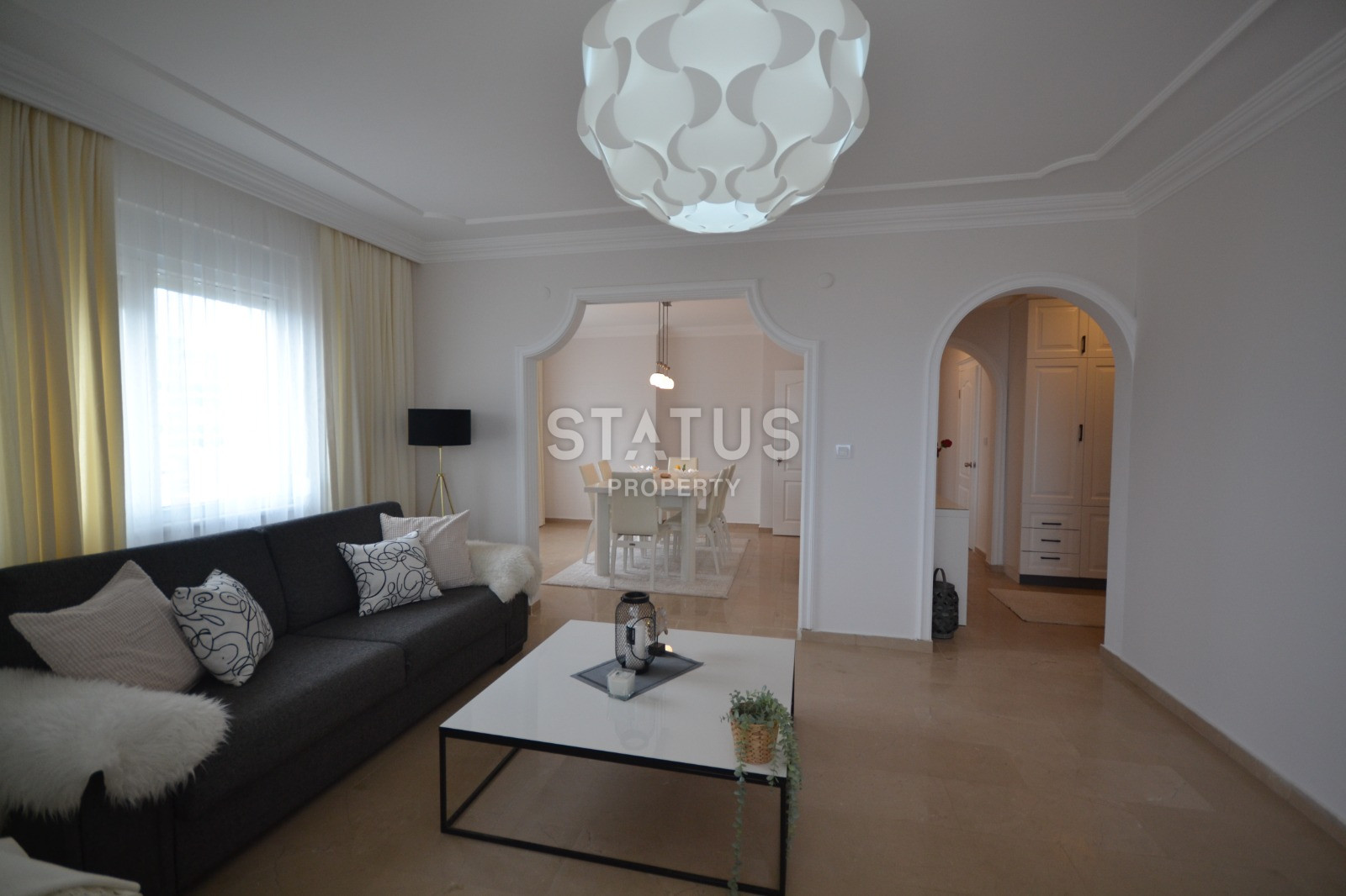 Двухуровневая квартира 4+1 с видом на море и горы в Махмутларе, 250м2 фото 6