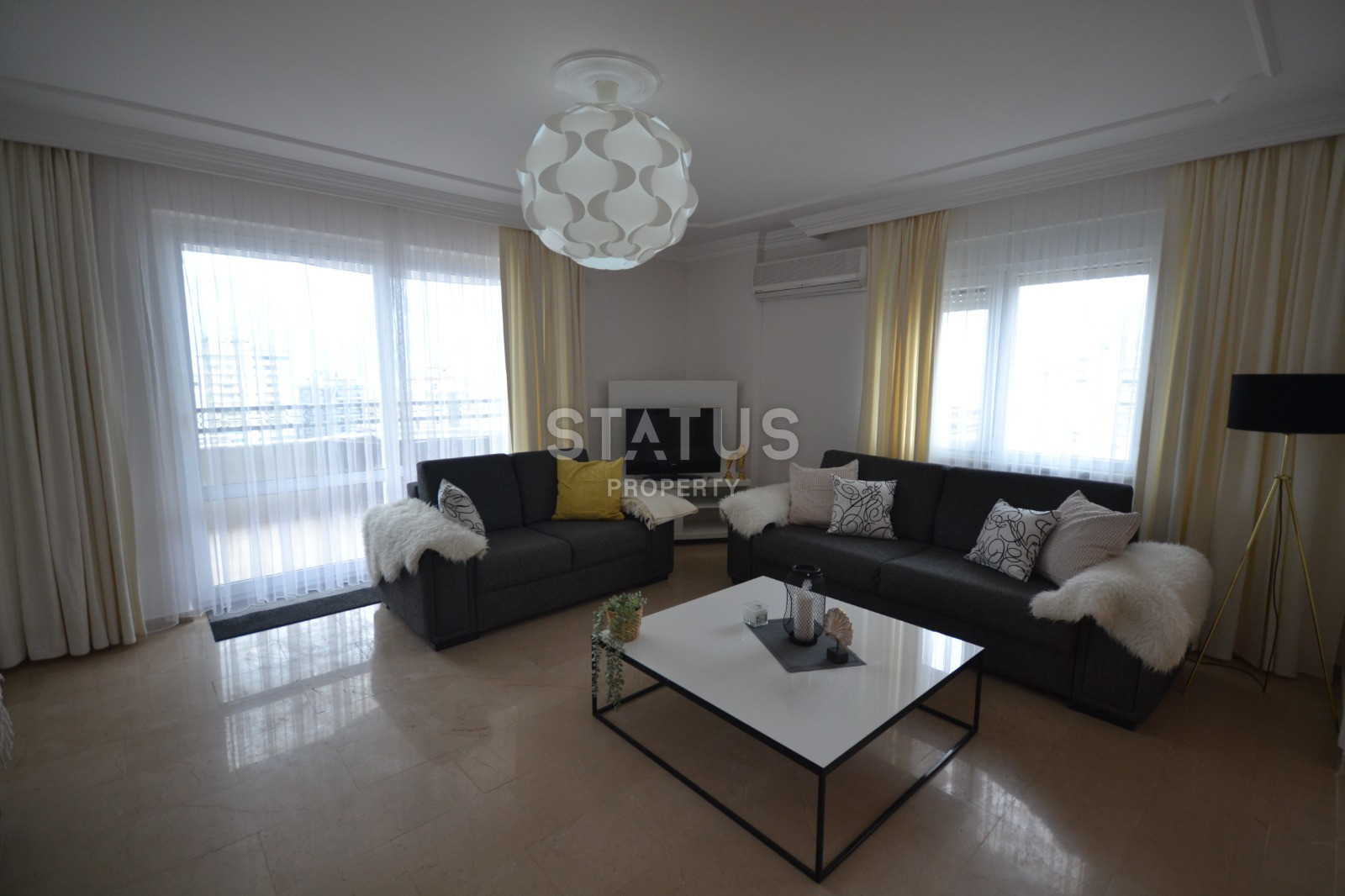 Двухуровневая квартира 4+1 с видом на море и горы в Махмутларе, 250м2 фото 7