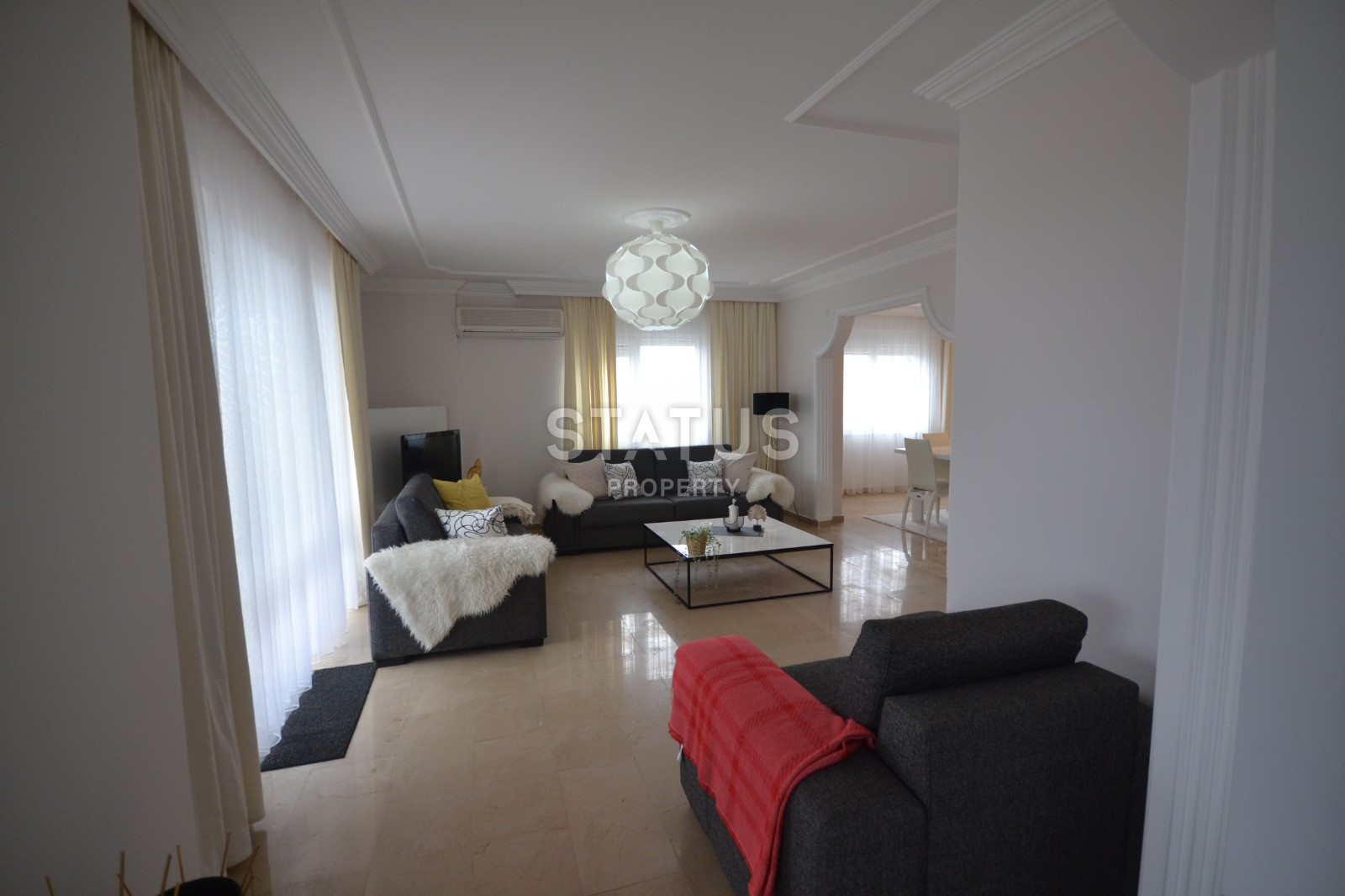 Двухуровневая квартира 4+1 с видом на море и горы в Махмутларе, 250м2 фото 8