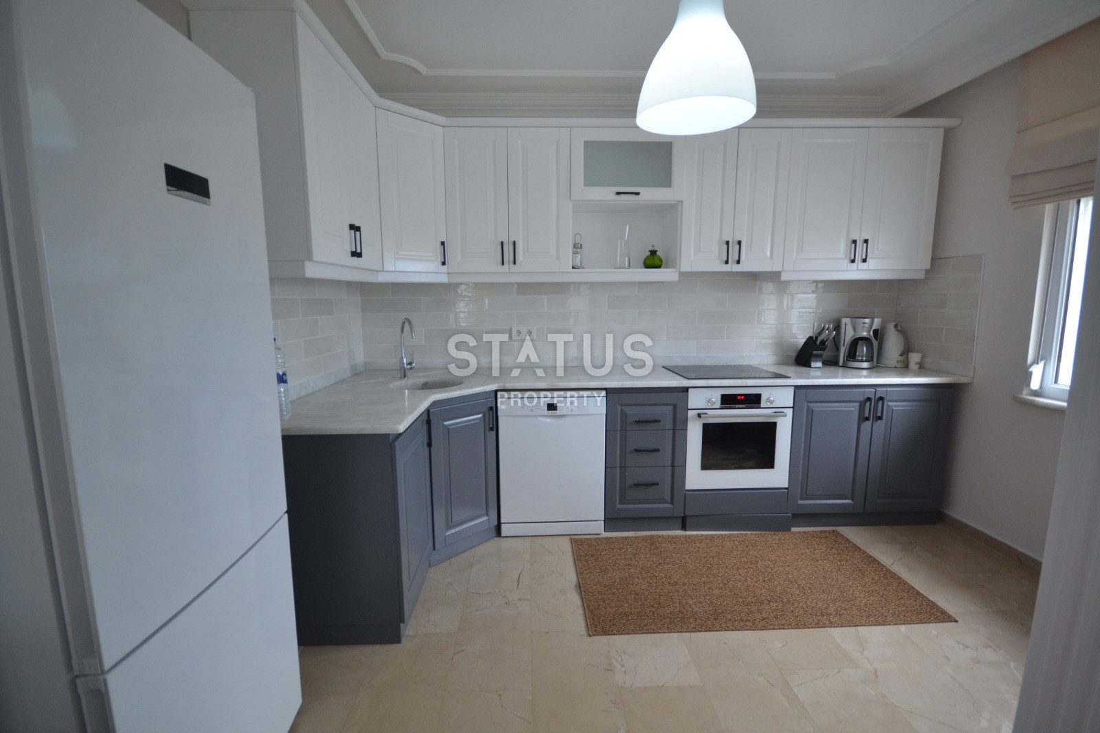 Двухуровневая квартира 4+1 с видом на море и горы в Махмутларе, 250м2 фото 11