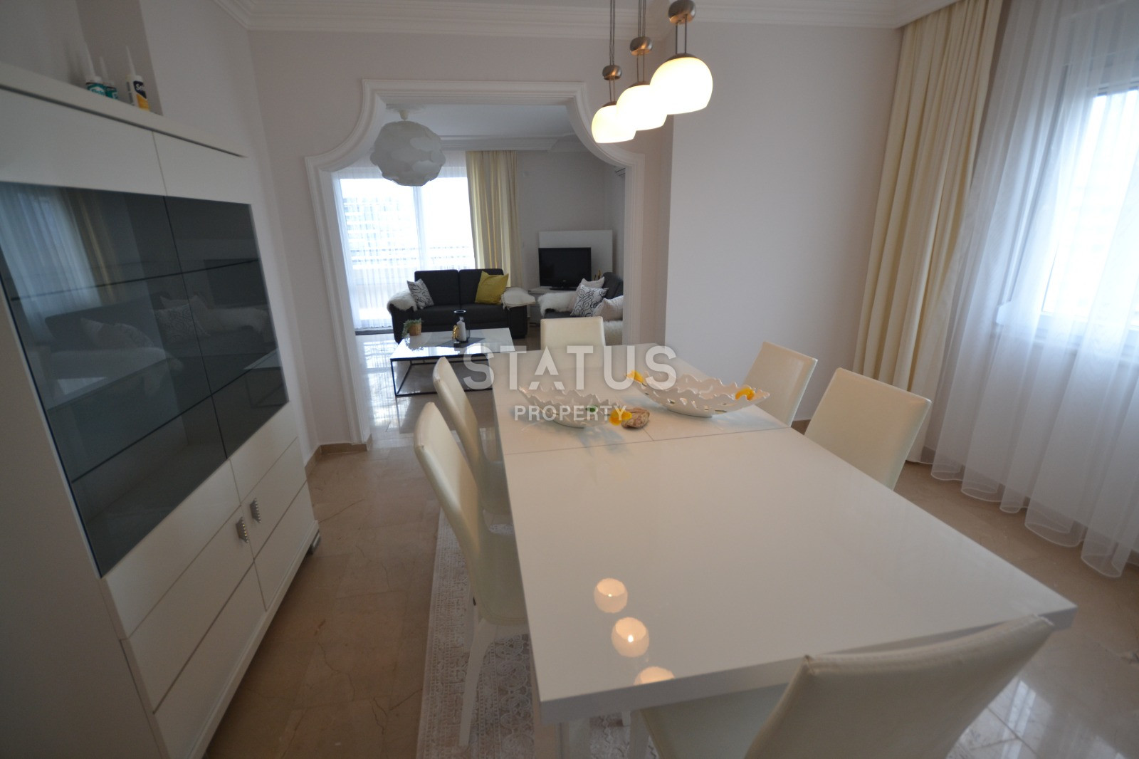 Двухуровневая квартира 4+1 с видом на море и горы в Махмутларе, 250м2 фото 25