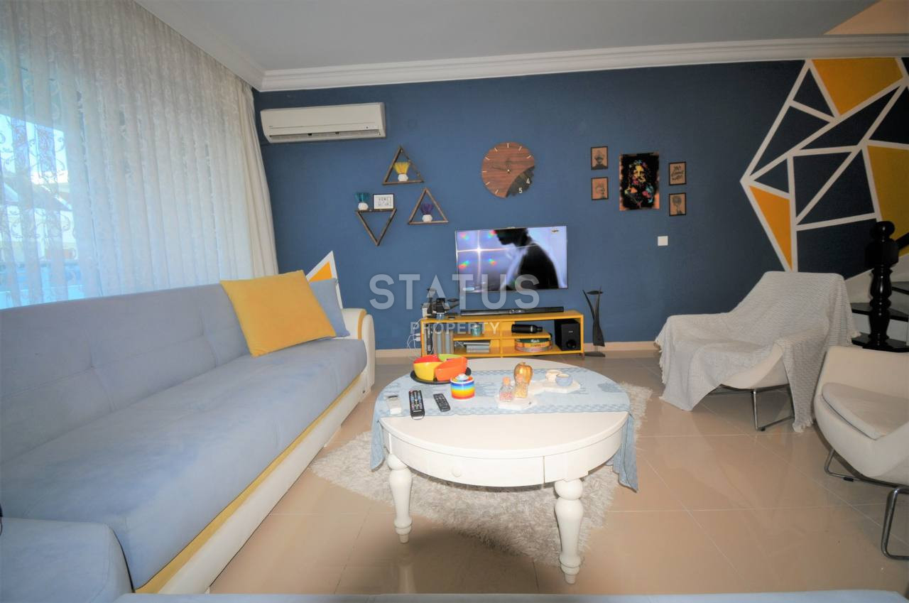 Дуплекс 2+1 в 200 метрах от моря в Кестеле, 120 м2. фото 5