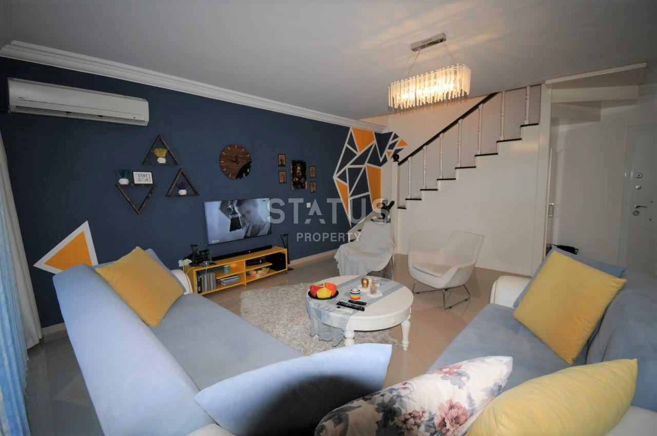 Дуплекс 2+1 в 200 метрах от моря в Кестеле, 120 м2. фото 10