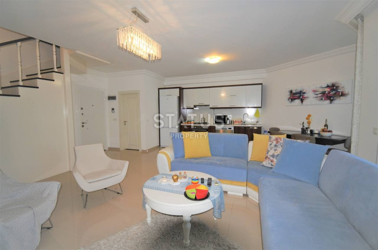 Дуплекс 2+1 в 200 метрах от моря в Кестеле, 120 м2. фото 11