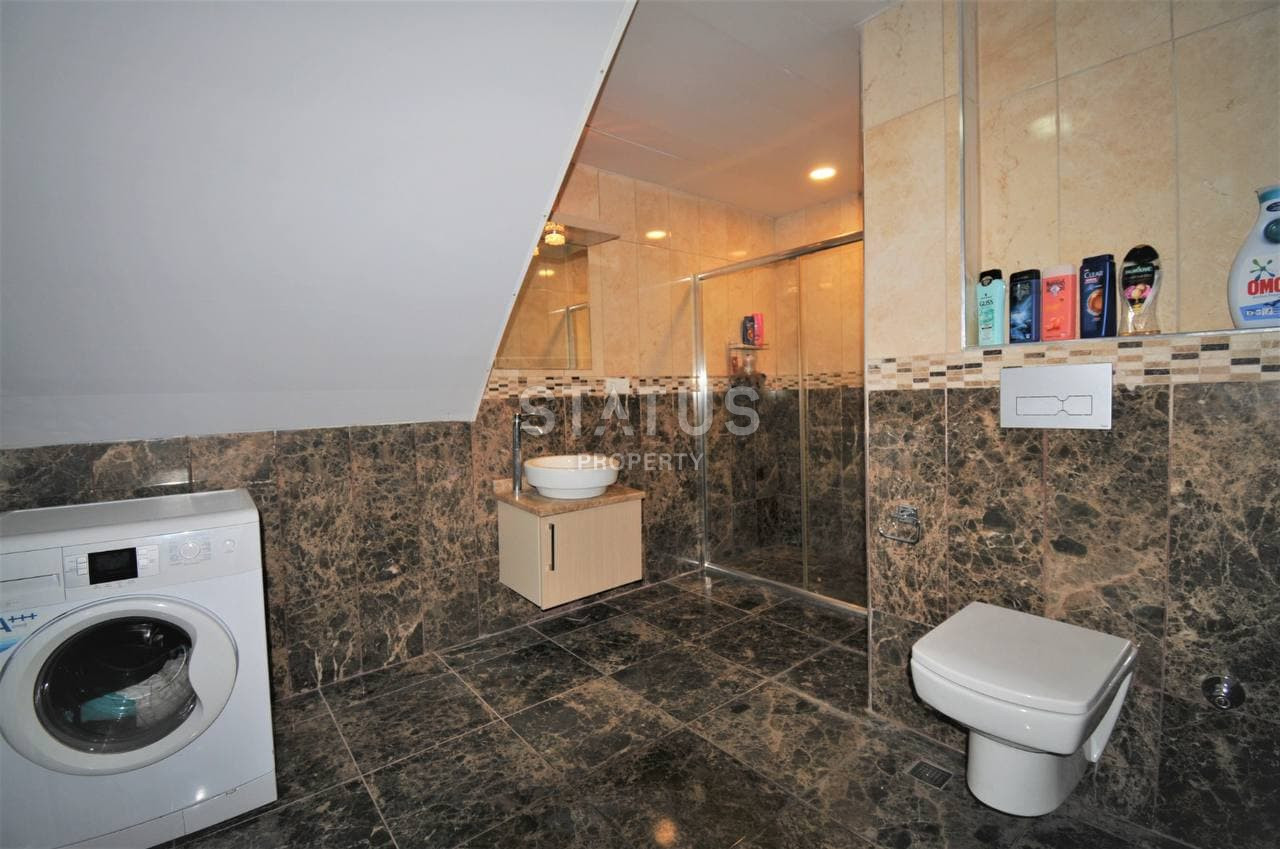 Дуплекс 2+1 в 200 метрах от моря в Кестеле, 120 м2. фото 13