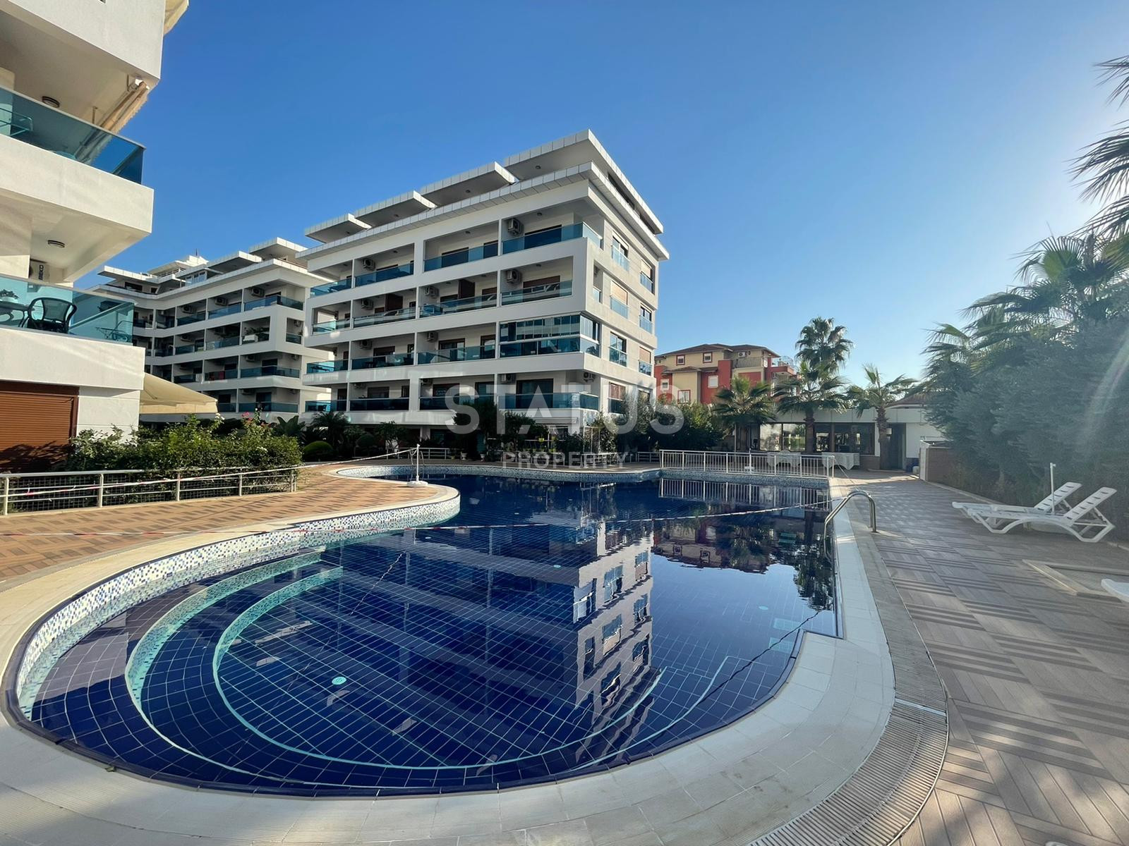 Дуплекс 2+1 в 200 метрах от моря в Кестеле, 120 м2. фото 31