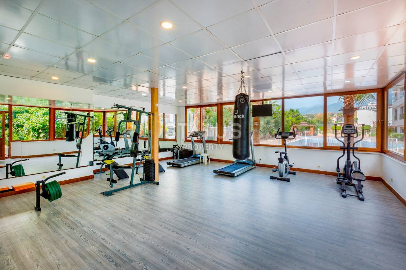 Дуплекс 2+1 в 200 метрах от моря в Кестеле, 120 м2. фото 47