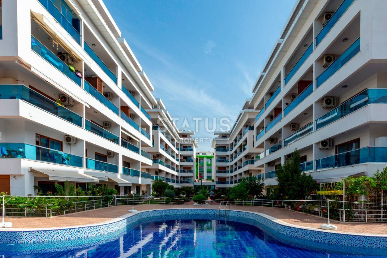 Дуплекс 2+1 в 200 метрах от моря в Кестеле, 120 м2. фото 50