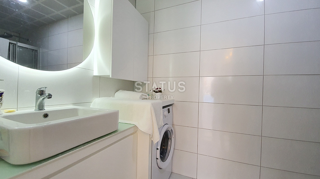 Furnished apartment 2+1 with sea views in Mahmutlar, 110 sq.m. фото 12