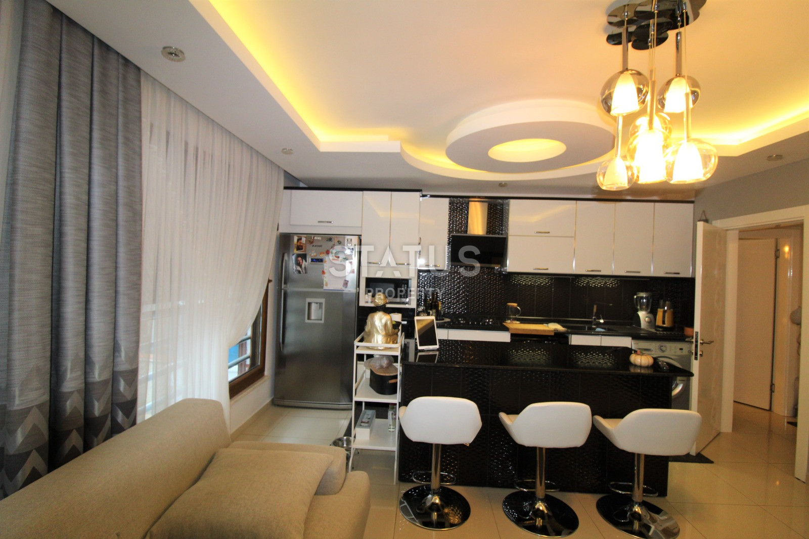 Уютная меблированная квартира 2+1 в 3 минутах от набережной, 100 м2. Кестель, Алания. фото 4