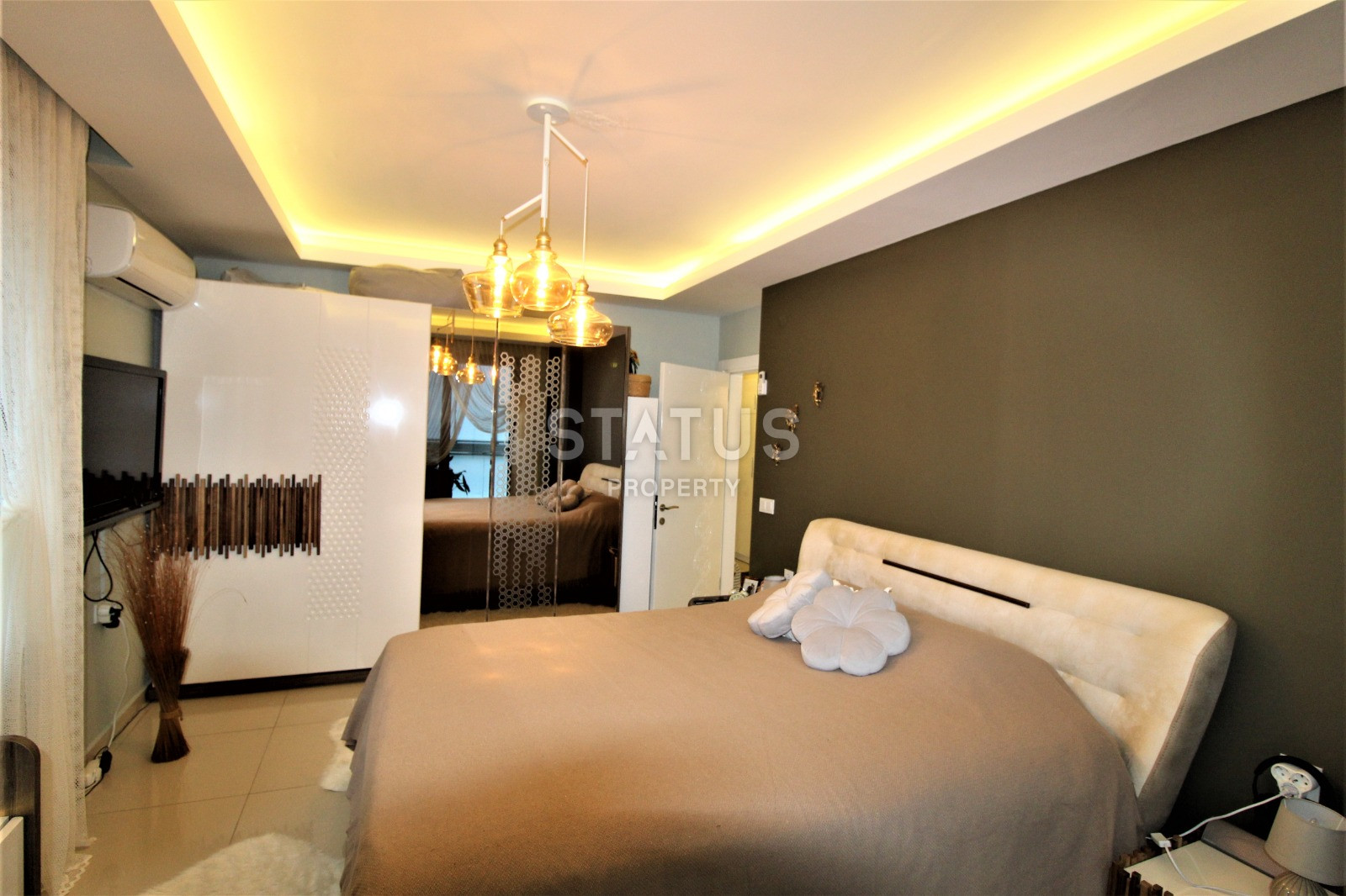 Уютная меблированная квартира 2+1 в 3 минутах от набережной, 100 м2. Кестель, Алания. фото 12