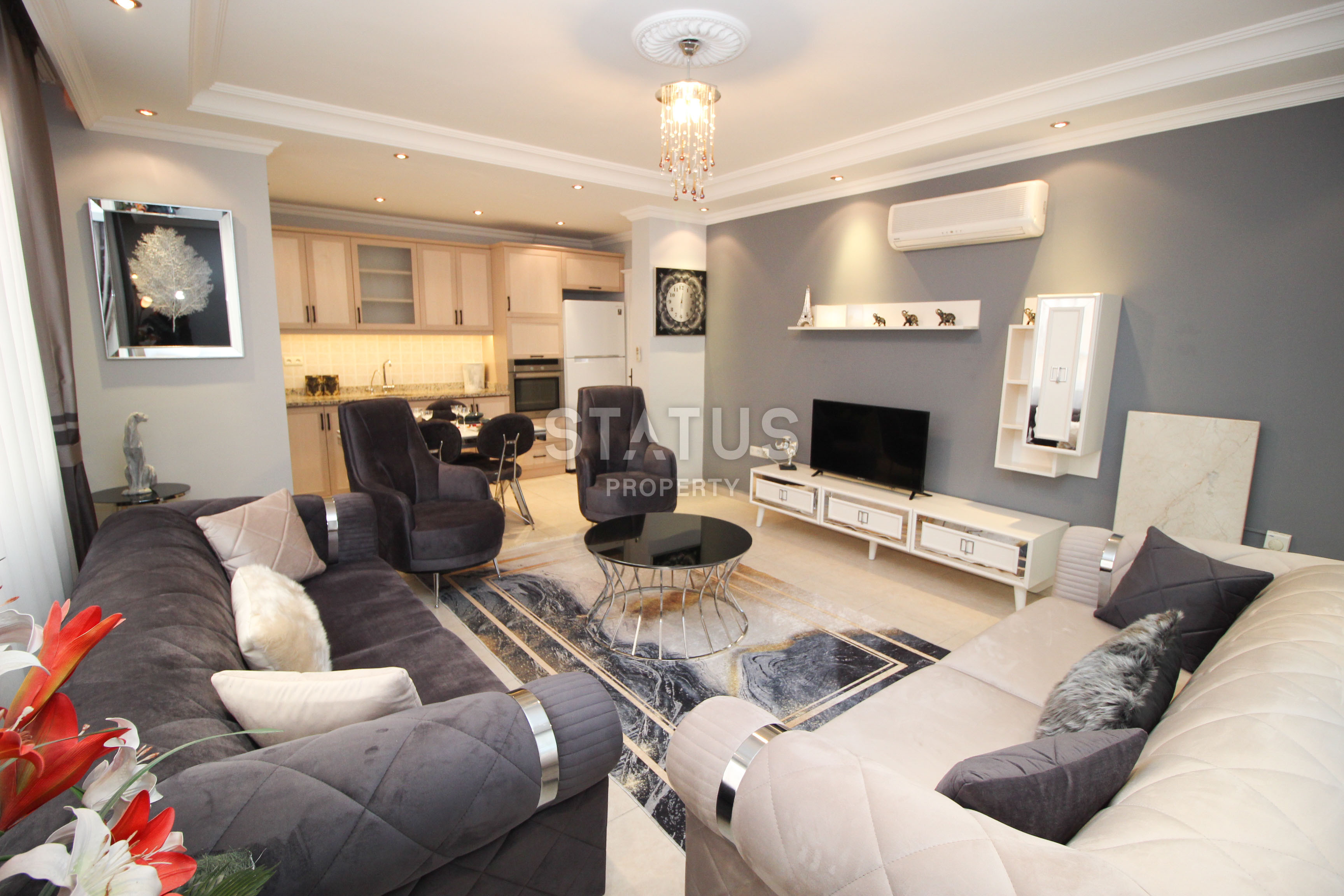 Three-room apartment 600 meters from Cleopatra beach, 110m2 фото 3