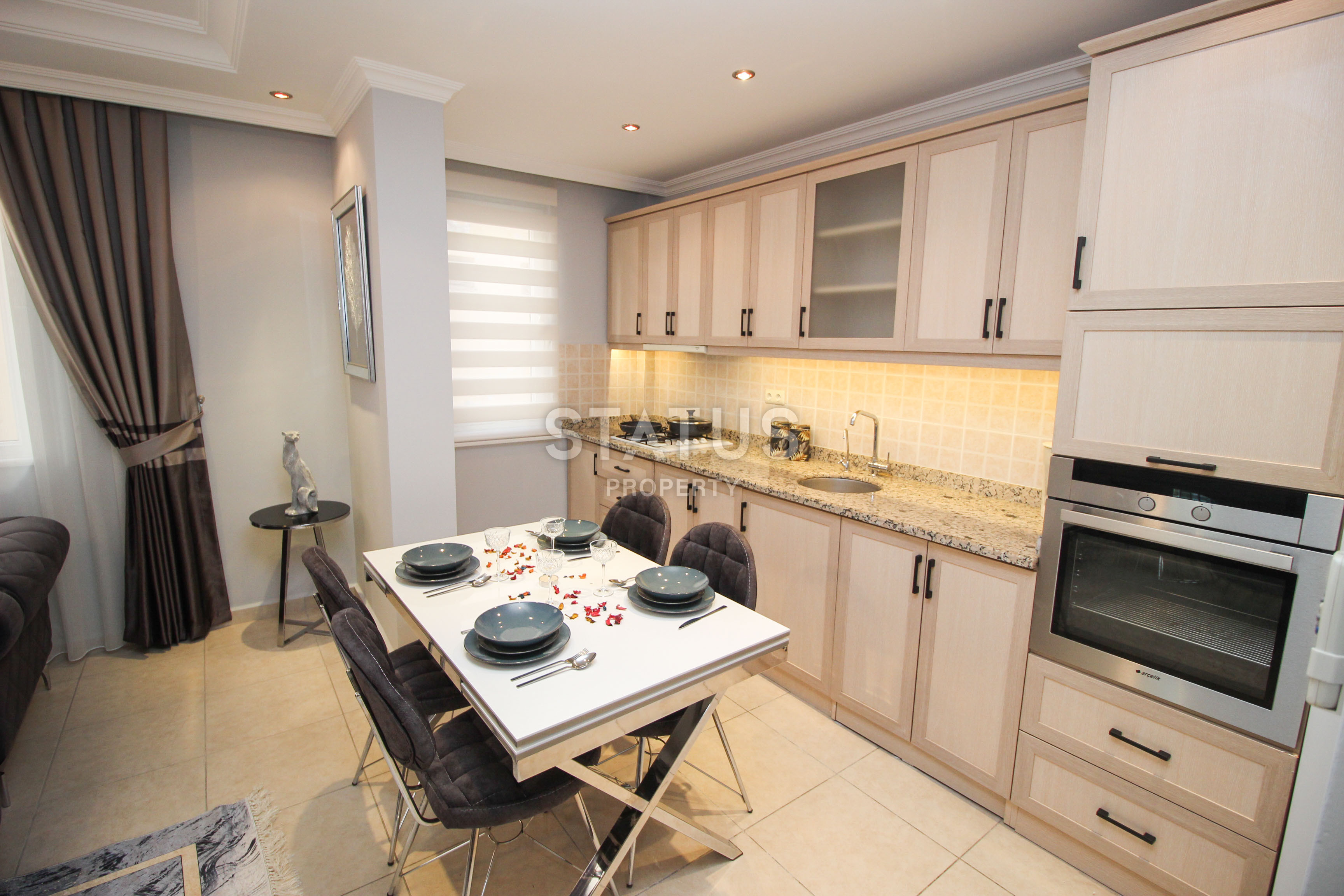 Three-room apartment 600 meters from Cleopatra beach, 110m2 фото 4