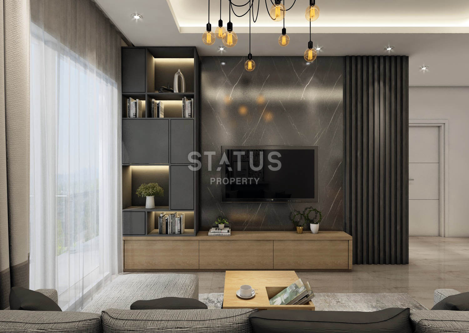 Project under construction in the center of Alanya near Cleopatra beach, low prices and interest-free installments, 1+1,2+1,3+1 фото 8