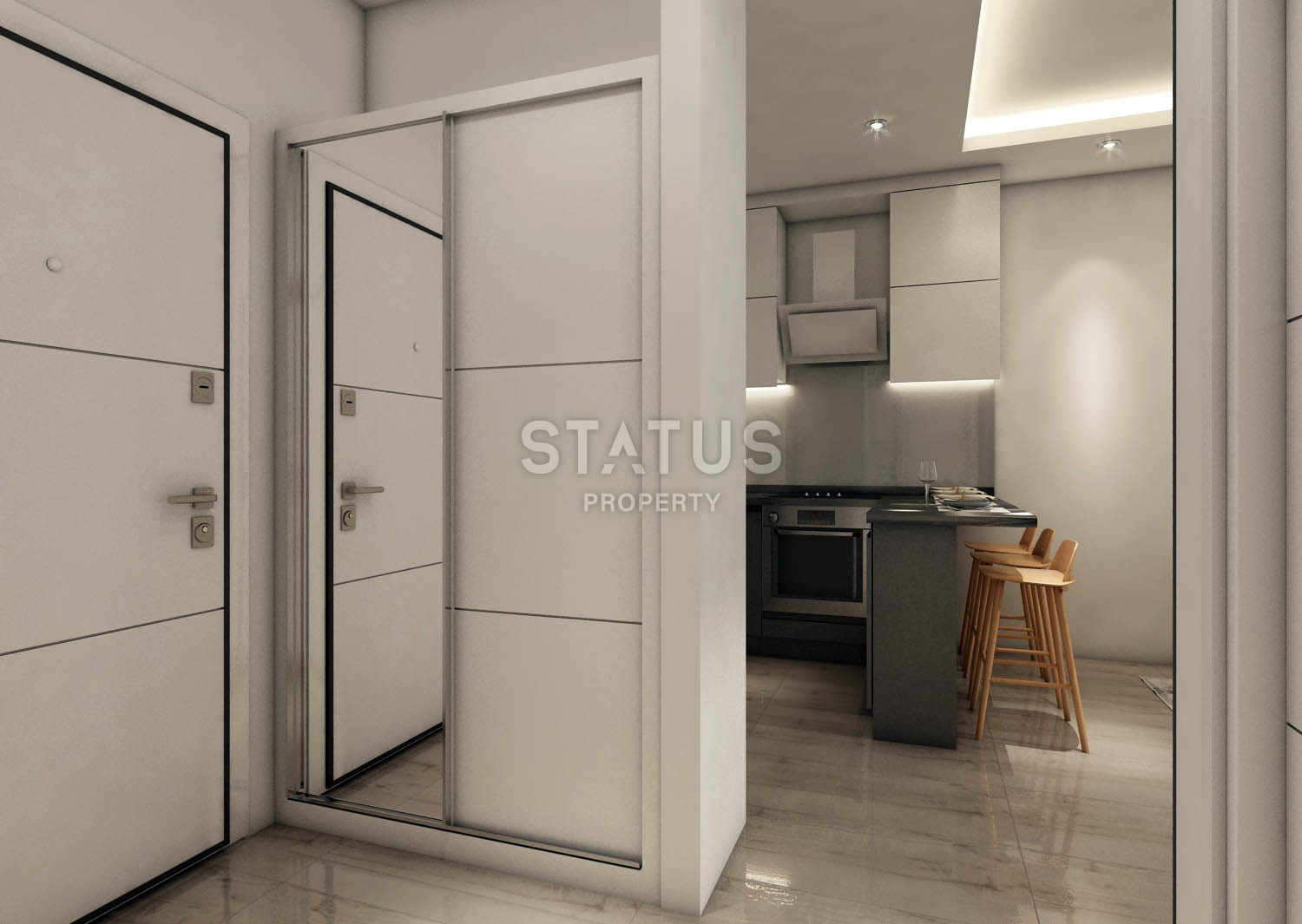 Project under construction in the center of Alanya near Cleopatra beach, low prices and interest-free installments, 1+1,2+1,3+1 фото 11