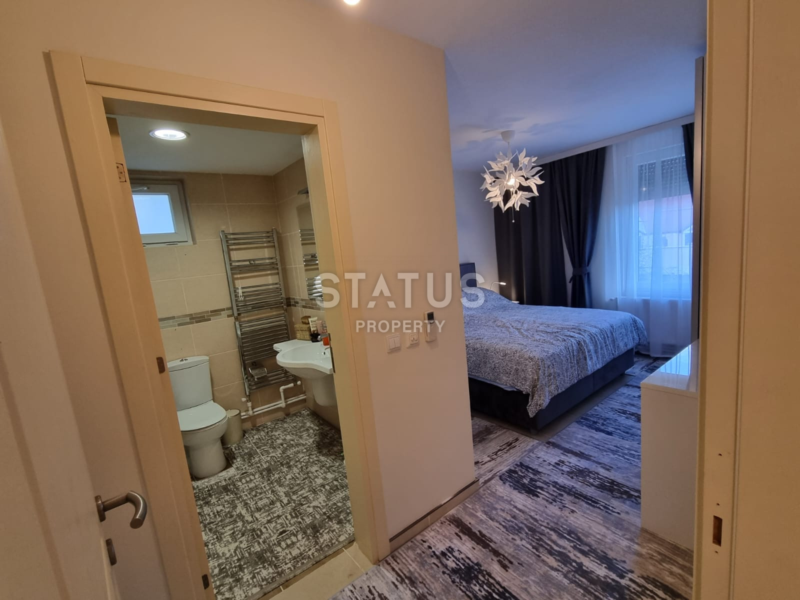 Меблированная квартира 2+1 в элитном комплексе, 113 м2. Конаклы, Алания. фото 11