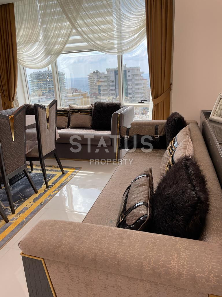 Апартаменты с тремя спальными комнатами в комплексе премиум класса в Махмутларе, полный пакет мебели и техники, вид на море, 145м2 фото 27