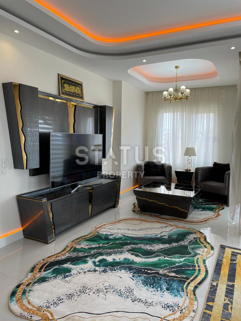 Апартаменты с тремя спальными комнатами в комплексе премиум класса в Махмутларе, полный пакет мебели и техники, вид на море, 145м2 фото 29