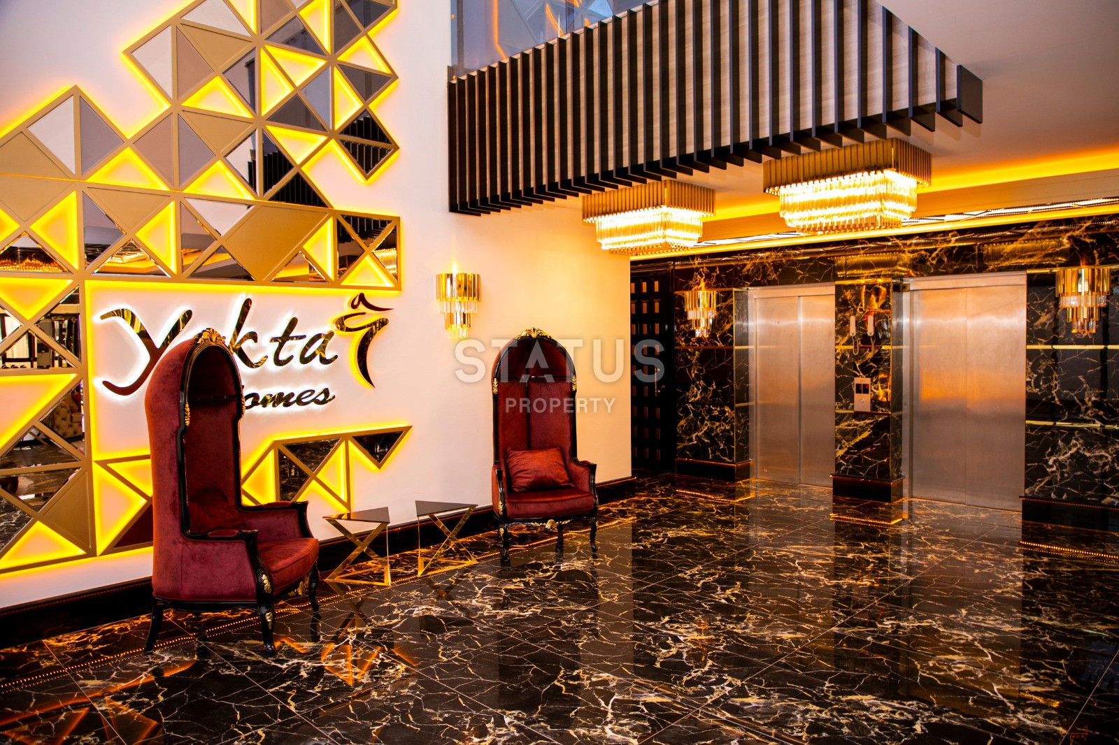 Апартаменты с тремя спальными комнатами в комплексе премиум класса в Махмутларе, полный пакет мебели и техники, вид на море, 145м2 фото 41