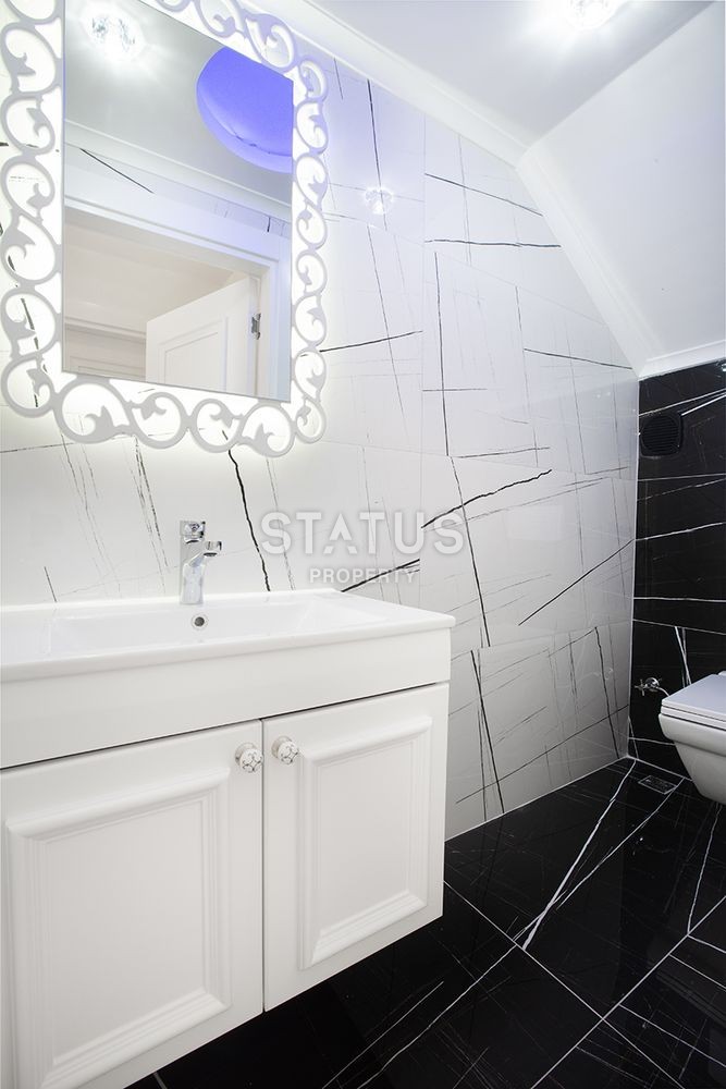 Пентхаус  4+1 с шикарным ремонтом и прямым видом на Средиземное море, 250 кв. м. фото 24