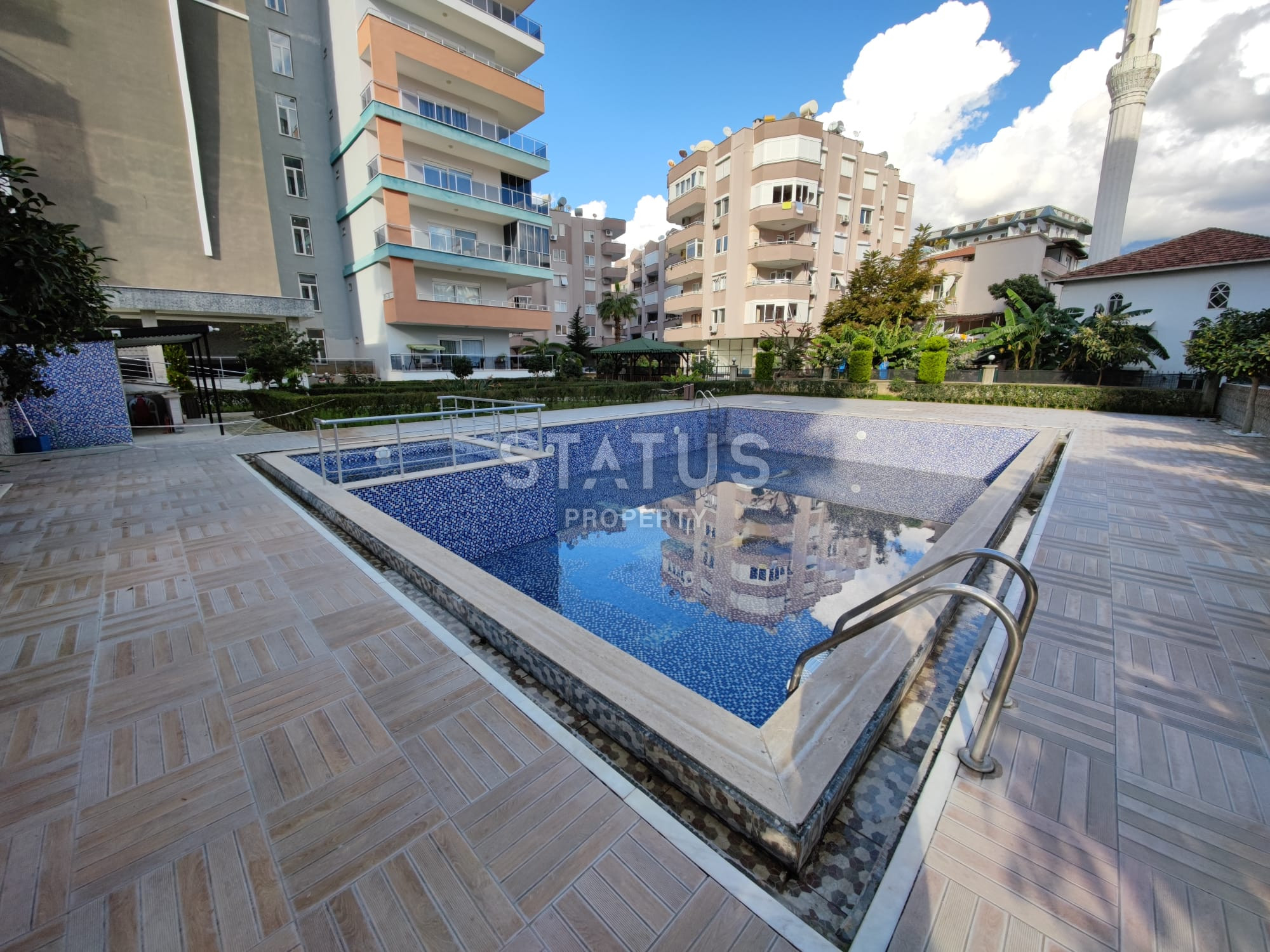 Большая 1+1 в новом комплексе в Махмутларе, 250 метров к морю фото 14