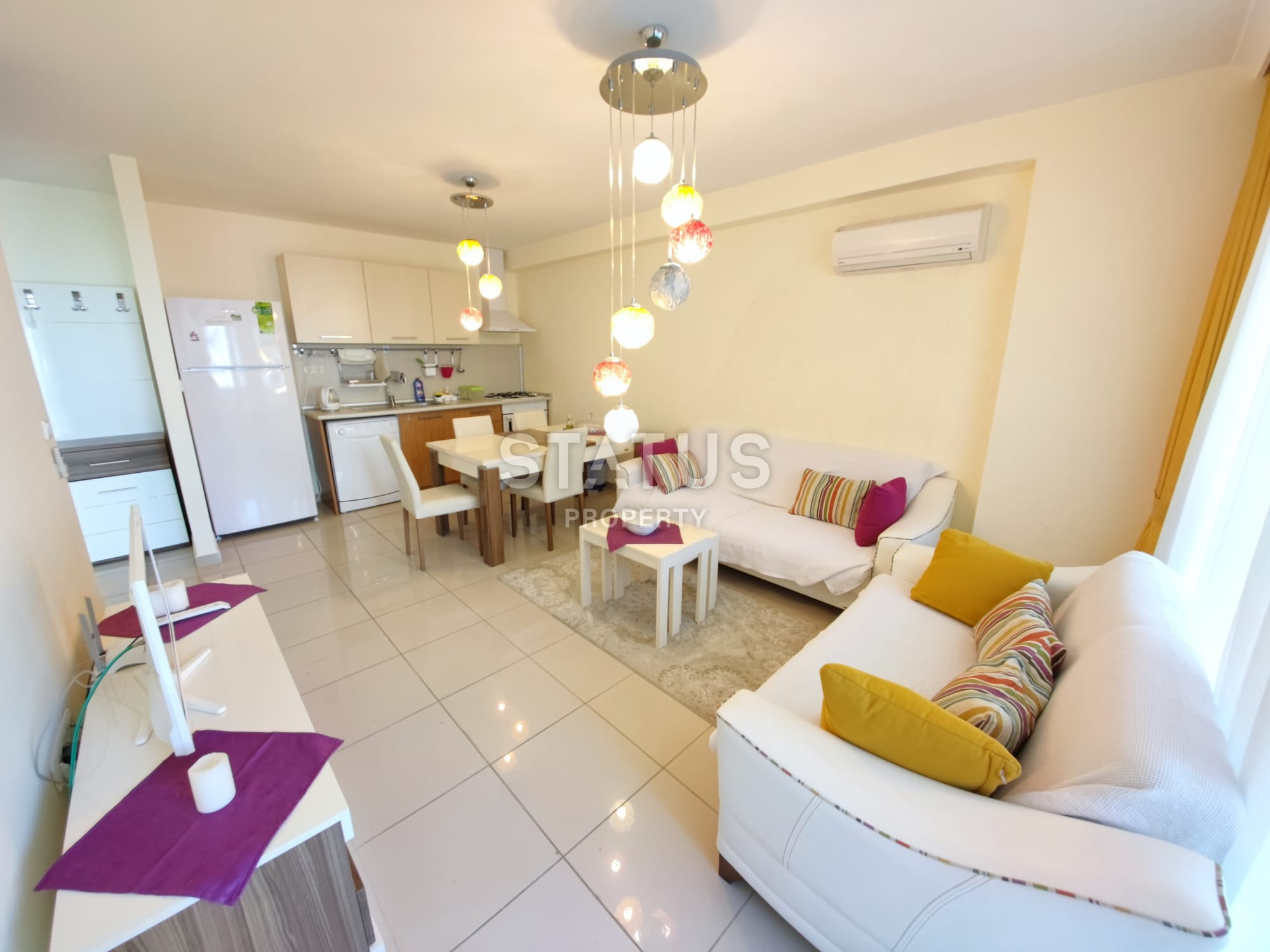 Меблированная квартира 1+1 в Махмутларе, 68 кв.м. фото 3