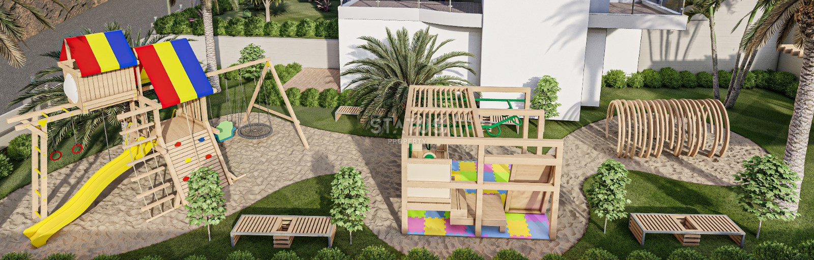 New apartment 1+1 in a complex with infrastructure, 81 m2. фото 19