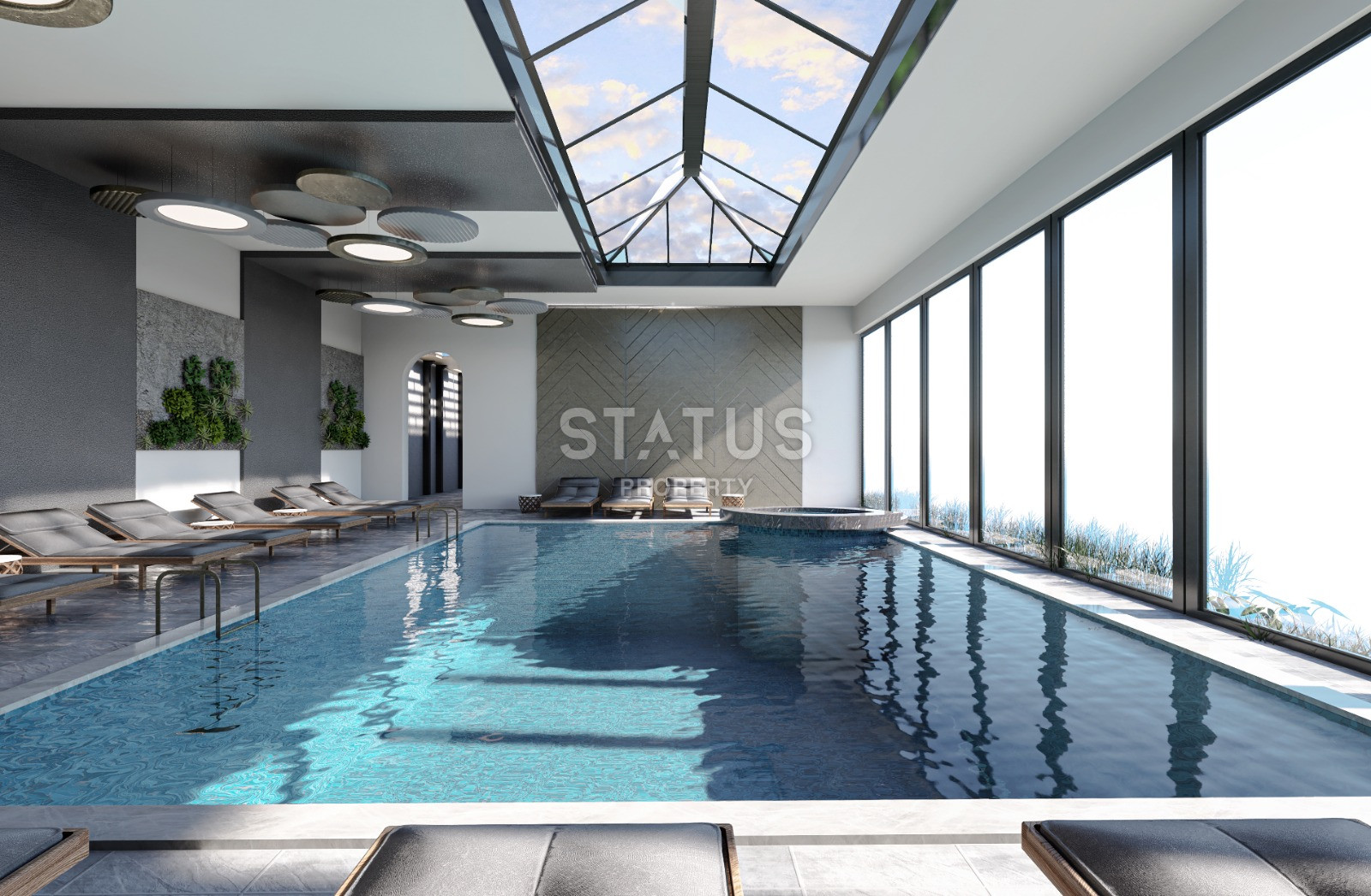 New apartment 1+1 in a complex with infrastructure, 81 m2. фото 25