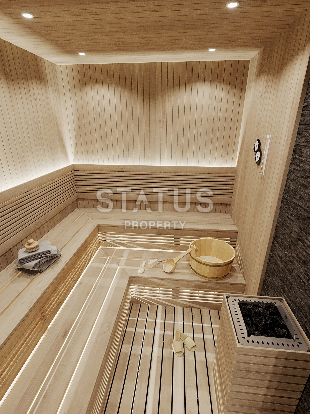 New apartment 1+1 in a complex with infrastructure, 81 m2. фото 34