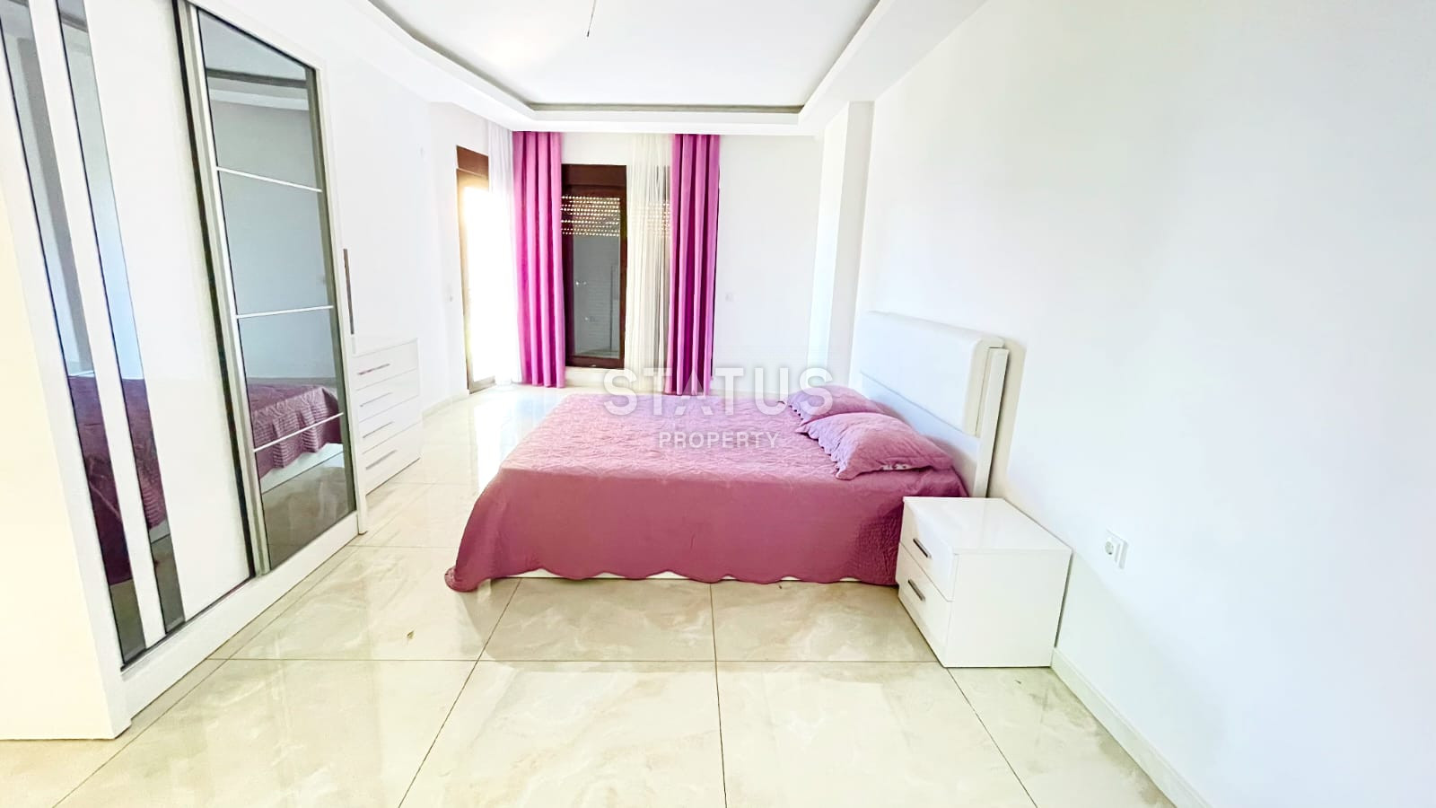 Furnished apartment 2+1 with sea view, 110 m2. Kestel, Alanya. фото 17