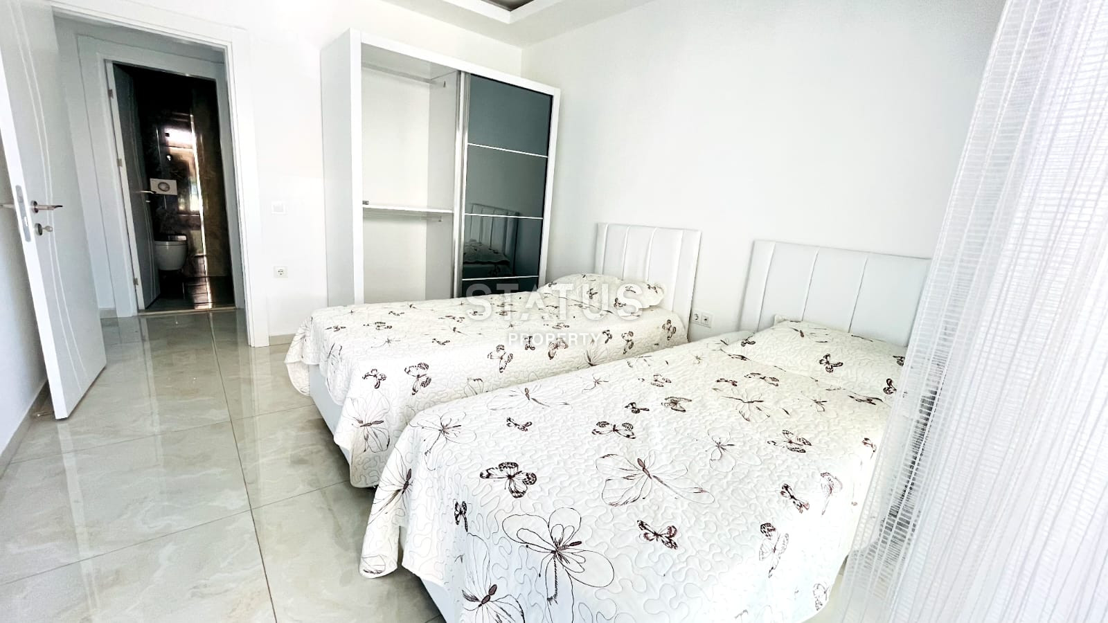 Furnished apartment 2+1 with sea view, 110 m2. Kestel, Alanya. фото 22