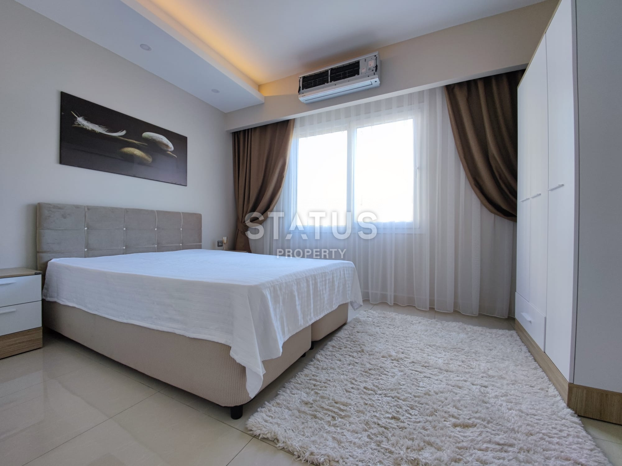 Просторная квартира планировки 3+1 с мебелью в комплексе с развитой инфраструктурой и собственным пляжем, 170м.кв фото 4