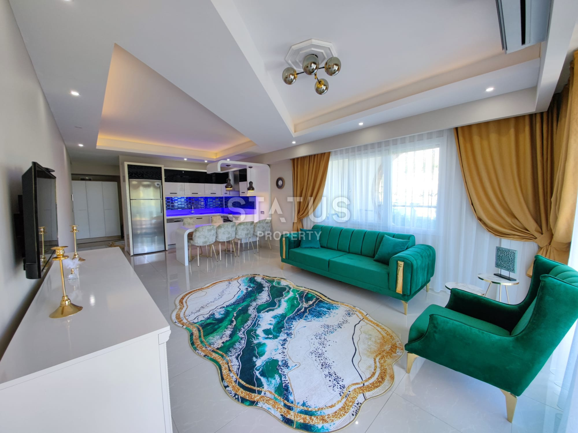 Просторная квартира планировки 3+1 с мебелью в комплексе с развитой инфраструктурой и собственным пляжем, 170м.кв фото 26