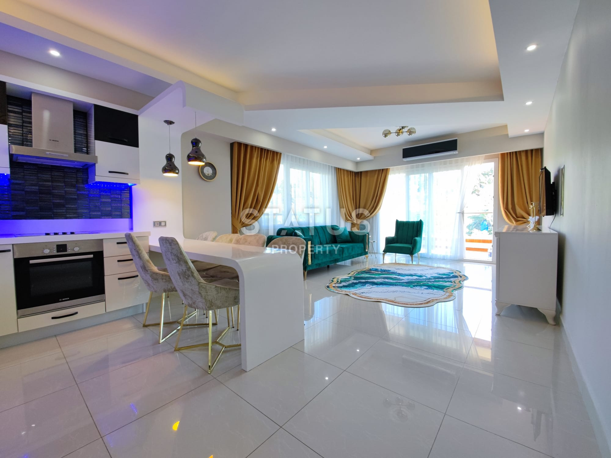 Просторная квартира планировки 3+1 с мебелью в комплексе с развитой инфраструктурой и собственным пляжем, 170м.кв фото 28