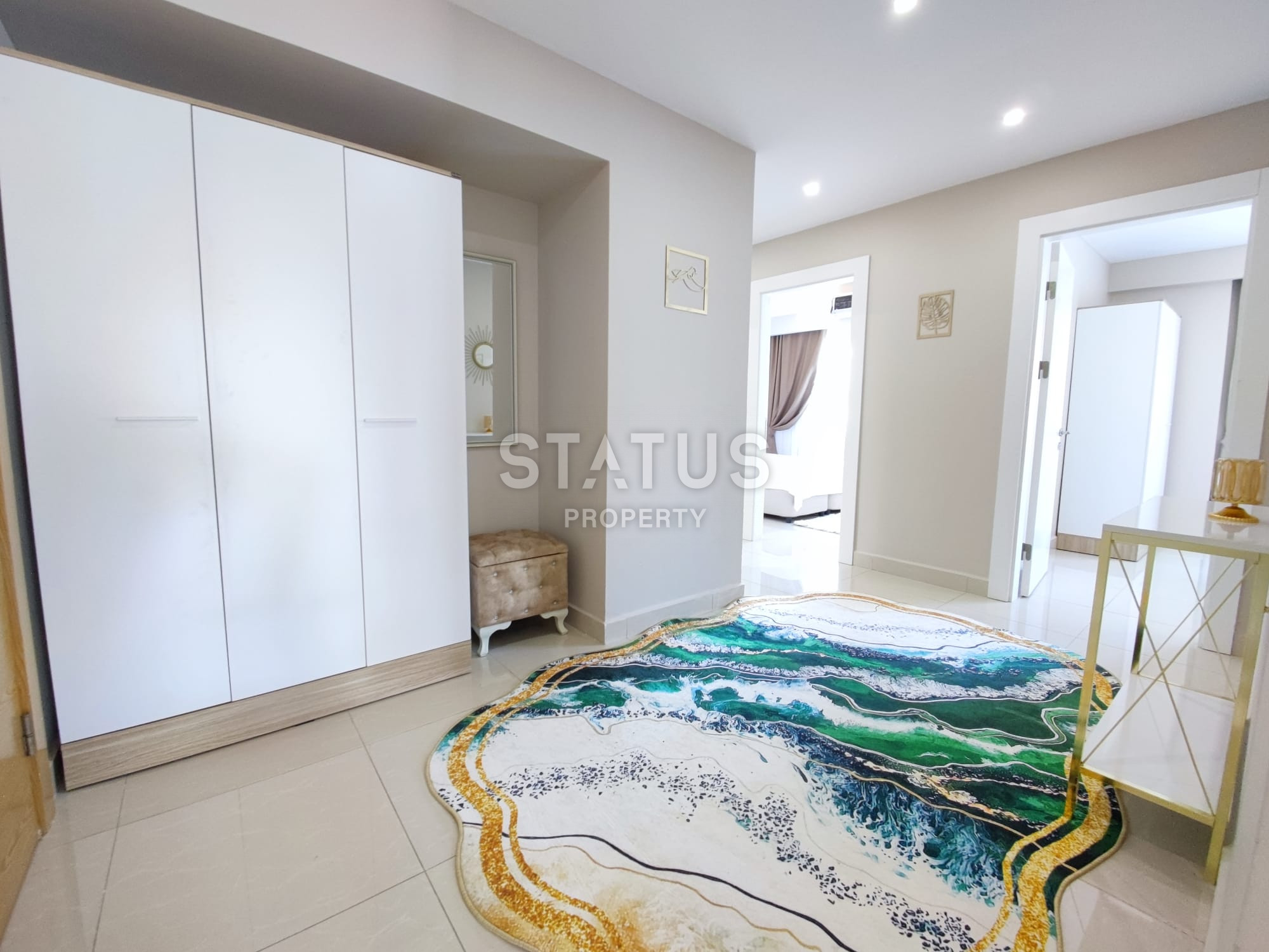 Просторная квартира планировки 3+1 с мебелью в комплексе с развитой инфраструктурой и собственным пляжем, 170м.кв фото 30