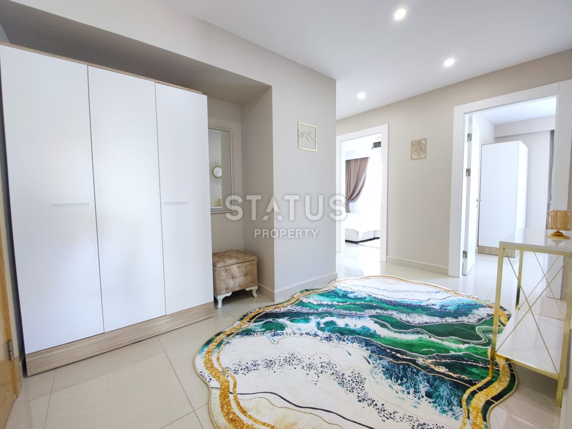 Просторная квартира планировки 3+1 с мебелью в комплексе с развитой инфраструктурой и собственным пляжем, 170м.кв фото 32