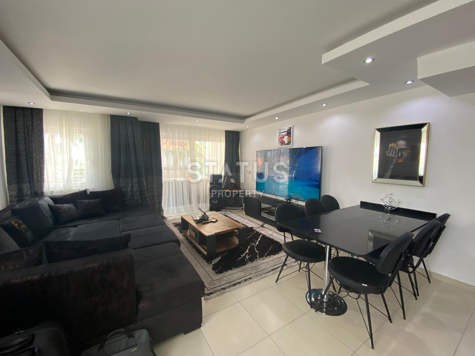 Garden duplex 3+1 with new furniture and appliances, 220 sq.m. фото 9