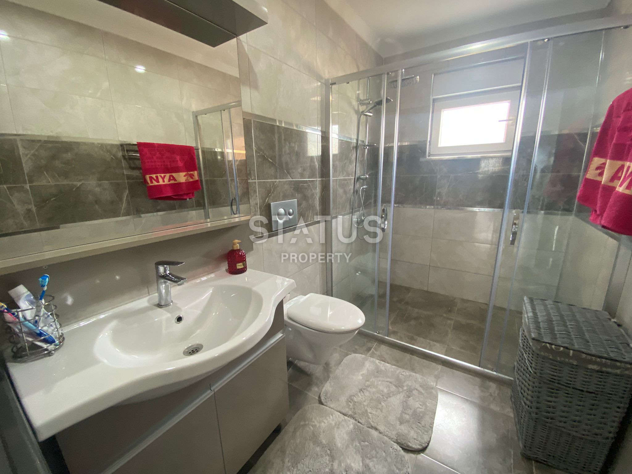 Garden duplex 3+1 with new furniture and appliances, 220 sq.m. фото 26