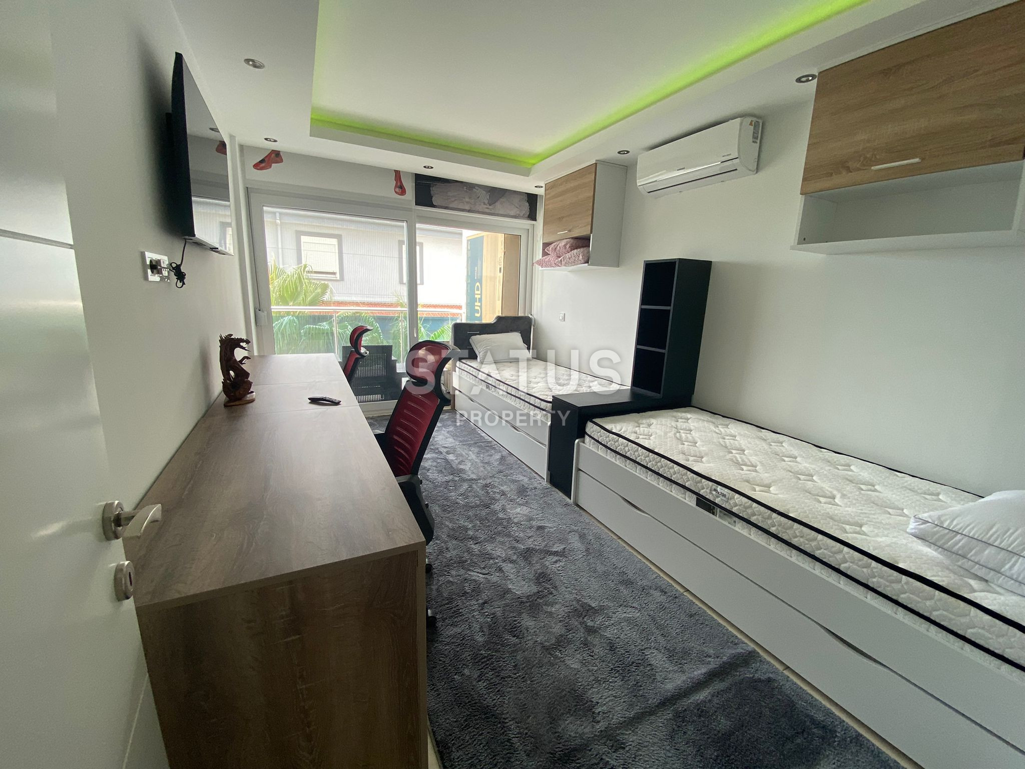 Garden duplex 3+1 with new furniture and appliances, 220 sq.m. фото 28